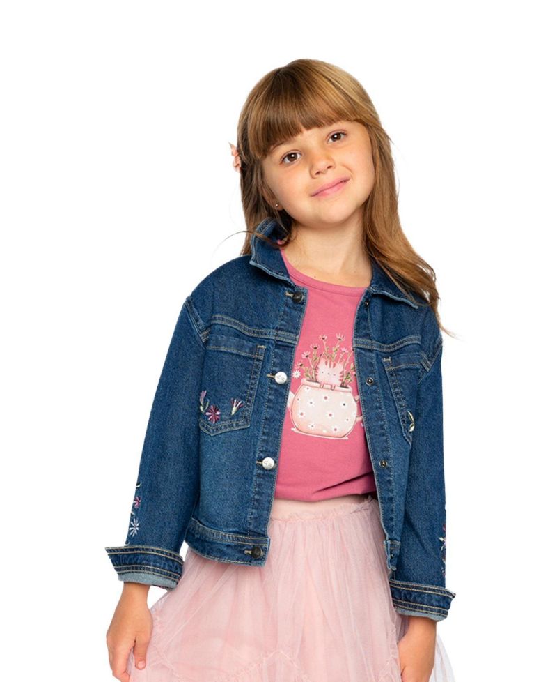Girl's (6-14) Denim Jacket