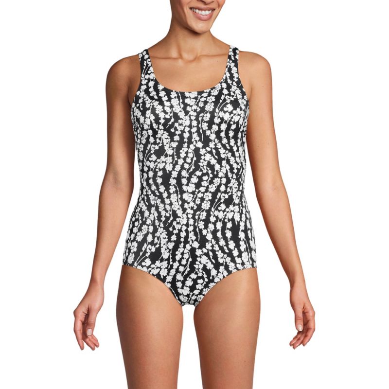 Women's DD-Cup Tugless Low Leg One Piece Swimsuit