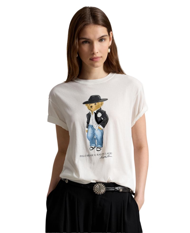 Women's Polo Bear Cotton Jersey T-Shirt