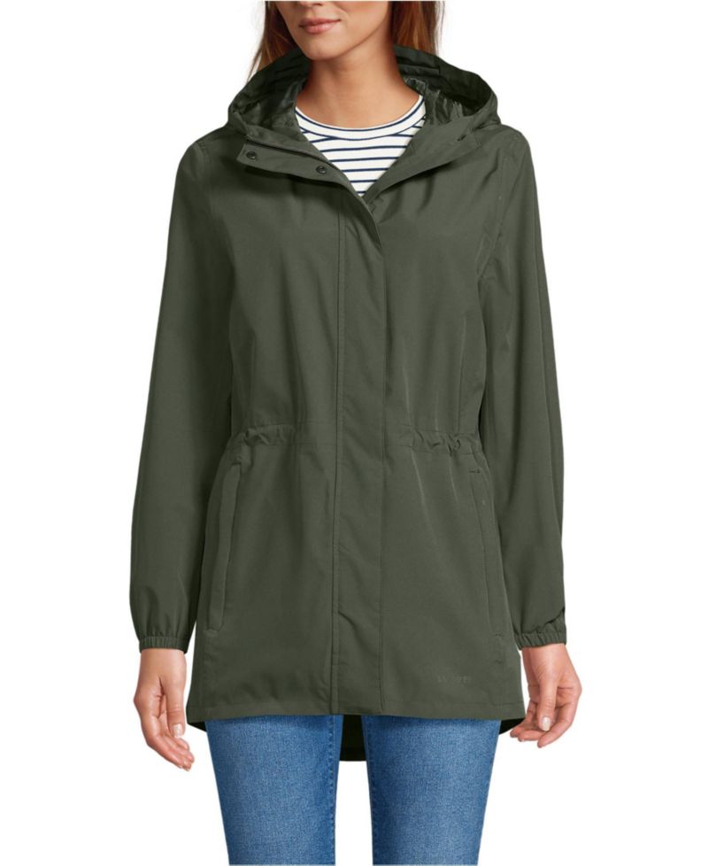 Women's Waterproof Hooded Packable Raincoat