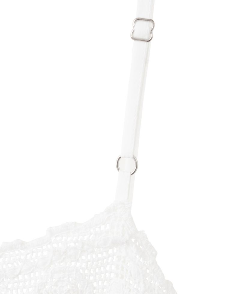 Women's Crochet Scalloped-Hem Sundress