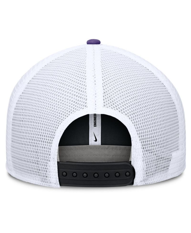 Men's Black/Purple Colorado Rockies Pro Trucker Snapback Hat