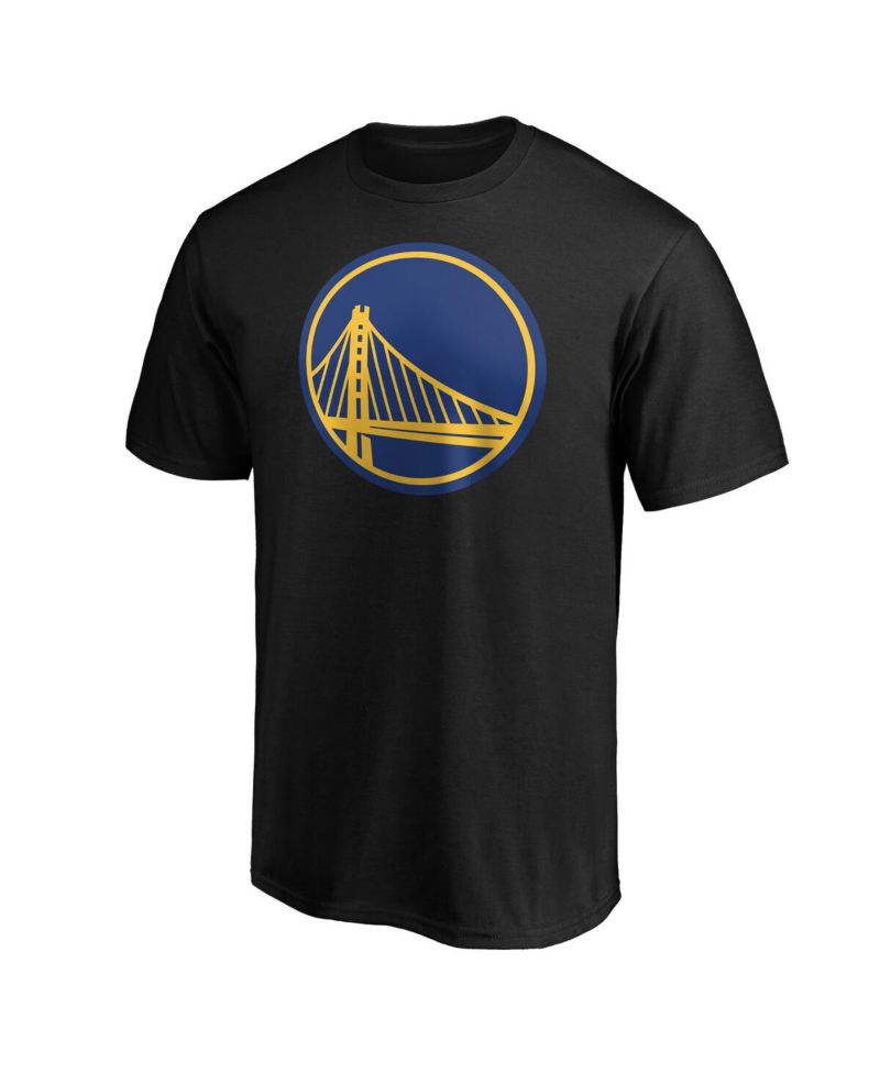Men's Stephen Curry Black Golden State Warriors Playmaker Name & Number Logo T-Shirt