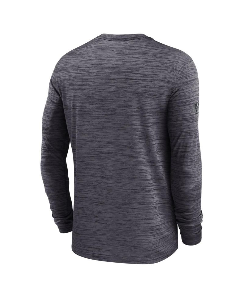 Men's Black Pittsburgh Steelers Sideline Offensive Transition Velocity Dri-FIT Long Sleeve T-Shirt