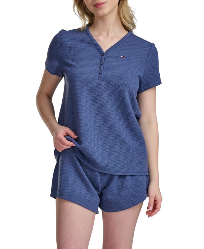 Women's 2-Piece Henley and Boxer-Set