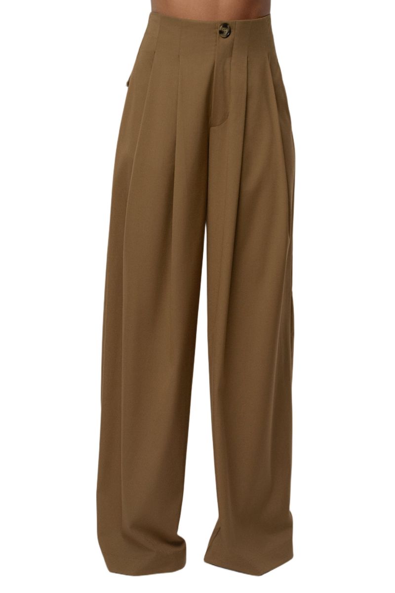 Women's Polished Pleat Trouser