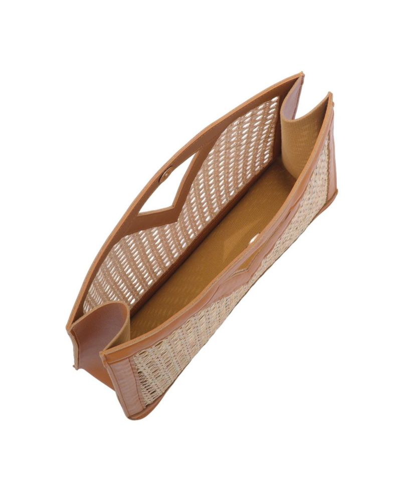 Rattan Kane Clutch Handbag