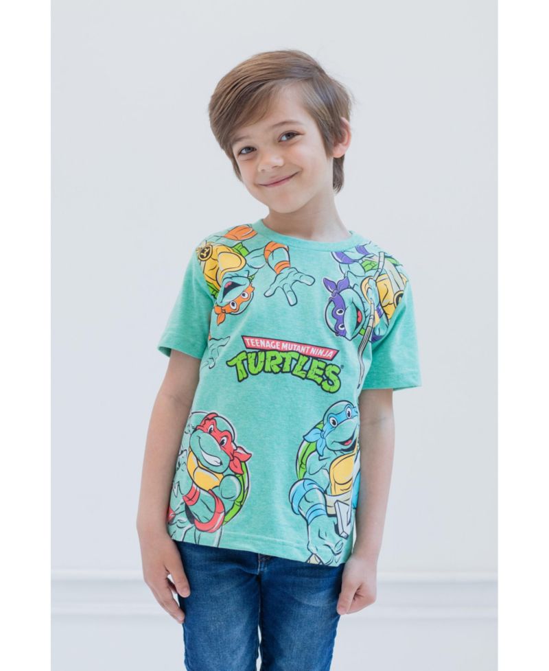Little Boys Nickelodeon 3 Pack Short Sleeve Graphic T-Shirt Toddler|Child