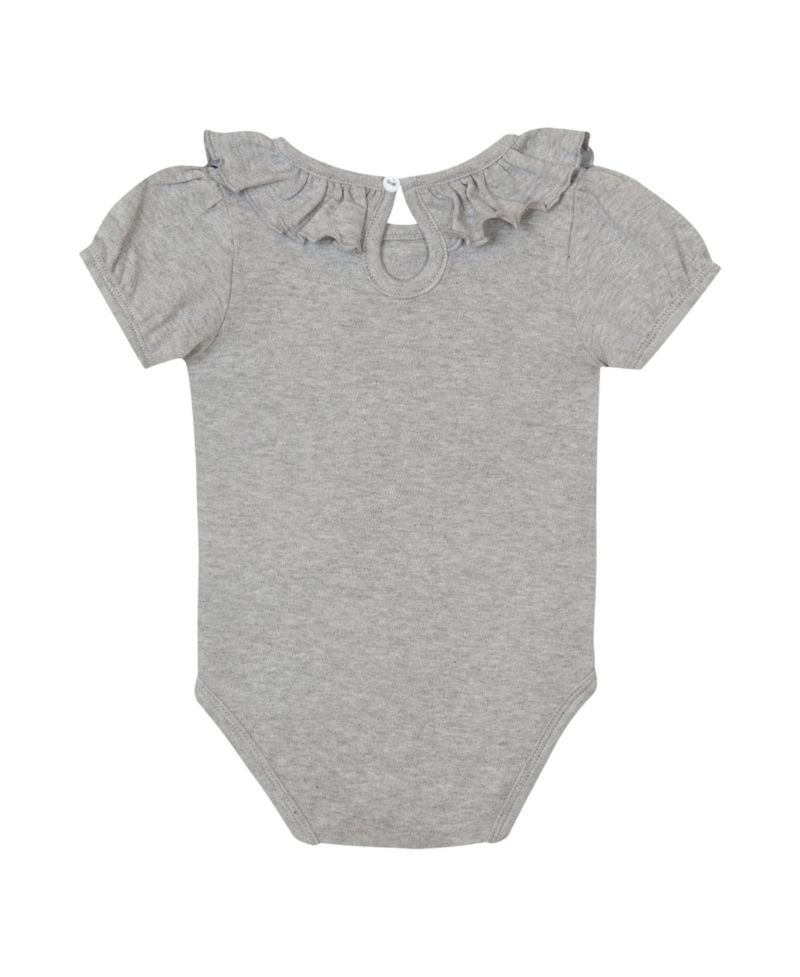 Baby Boys and Girls Texas Orange/Gray Texas Longhorns Two-Pack Playtime Ruffle Bodysuit Set