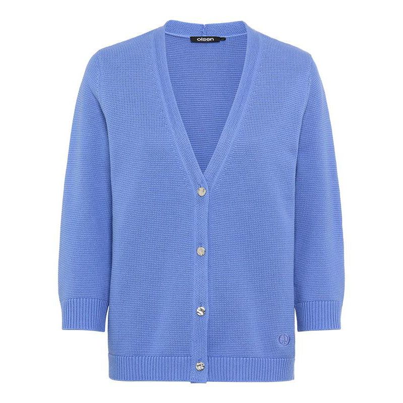 Women's Solid V-Neck Cardigan