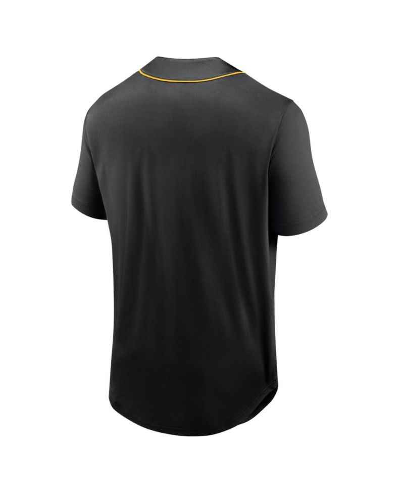 Men's Green Bay Packers After Hours Oversized Short-Sleeve Button-Up Baseball Shirt