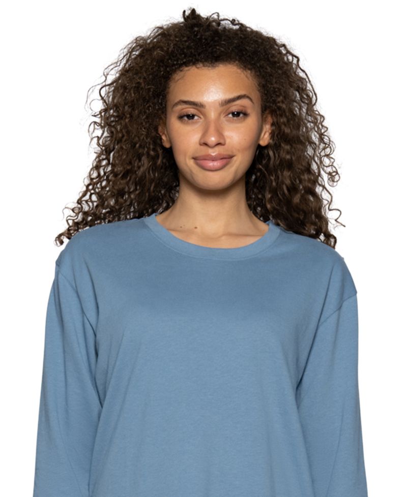 Women's Cotton Candied 3/4-Sleeve Boxy Pajama Tee