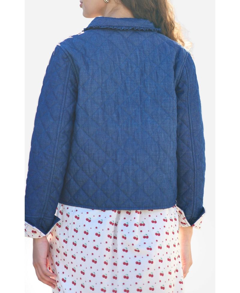 Women's Chambray Quilted Jacket