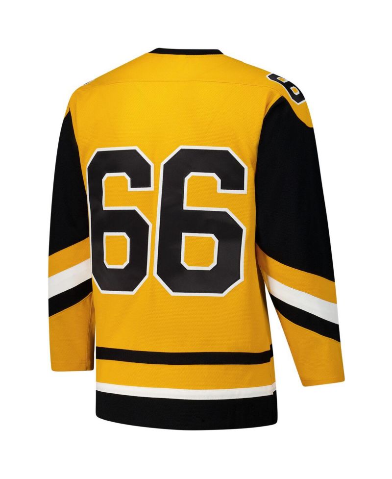 Men's Mario Lemieux Gold Pittsburgh Penguins 1984-85 Power Play Jersey