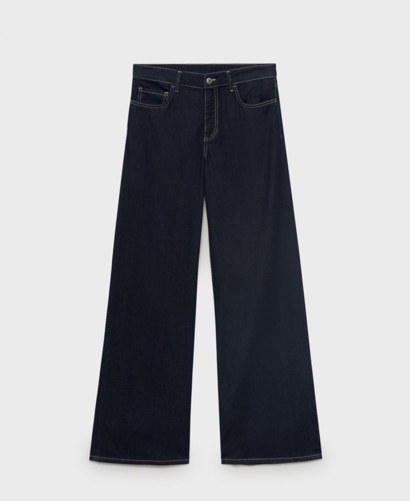 Women's Low Waist Wide Leg Jeans