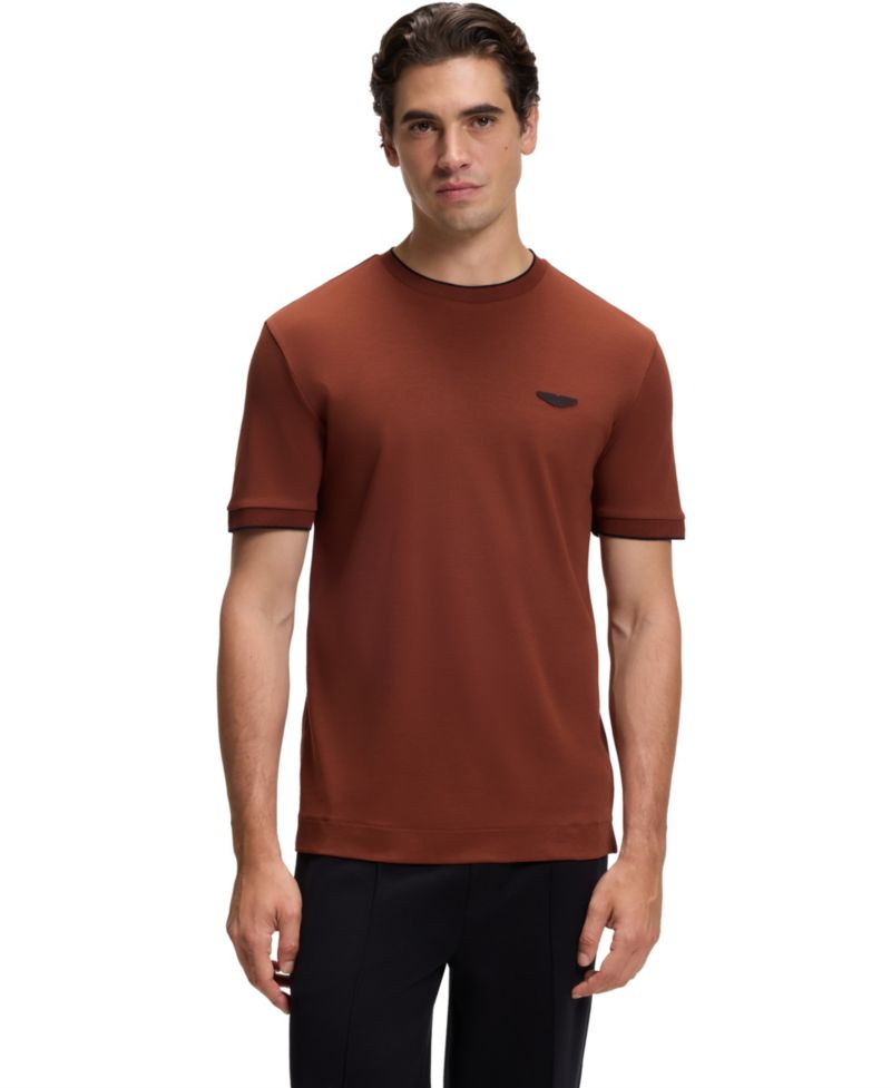 BOSS by x Aston Martin Men's Mercerized Cotton Regular-Fit T-Shirt