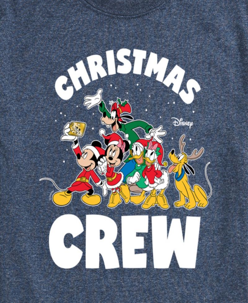 Men's Disney Christmas Crew Graphic Short-Sleeve T-Shirt