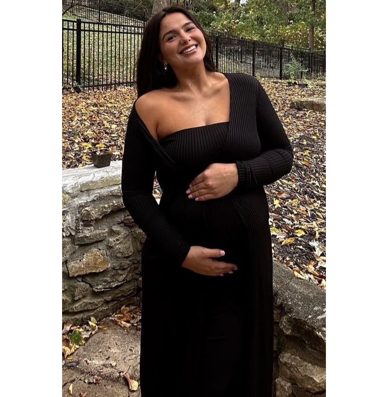 Women's Black Ribbed Sleeveless Dress Cardigan Set