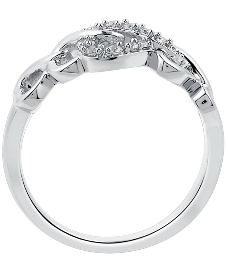 Diamond Heart Ring (1/10 ct. t.w.) in Sterling Silver