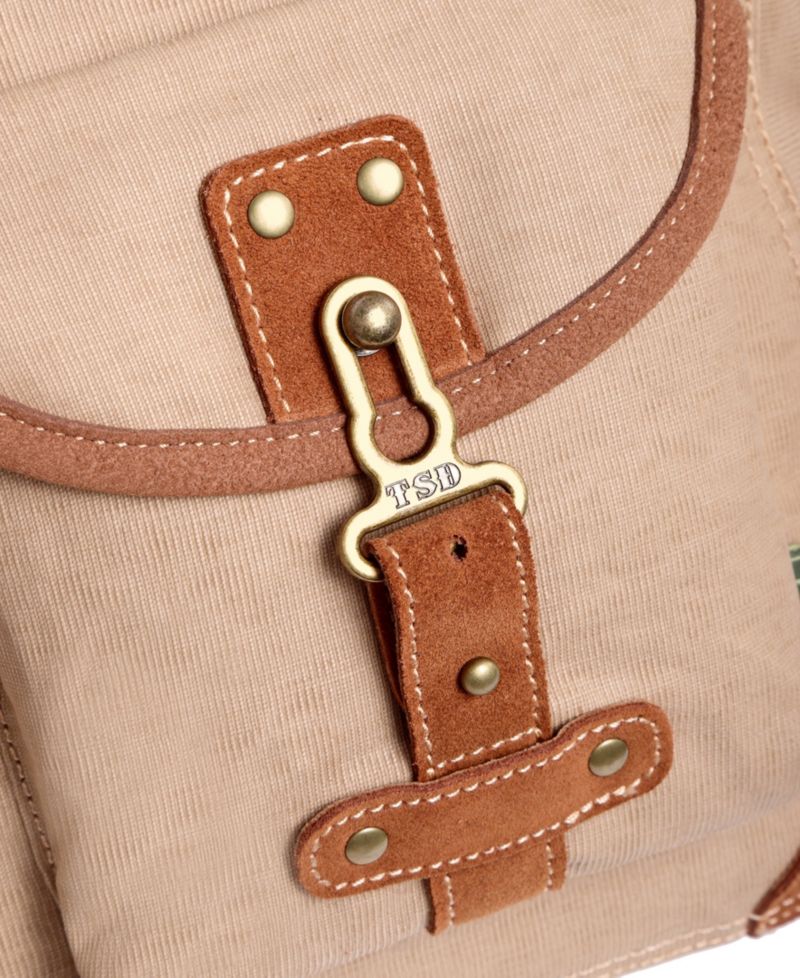 Dolphin Canvas Crossbody Bag