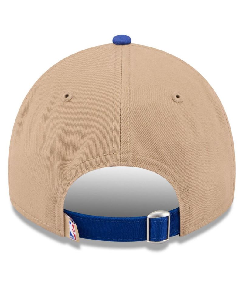 Men's Tan/Blue New York Knicks 2024 NBA Draft 9TWENTY Adjustable Hat