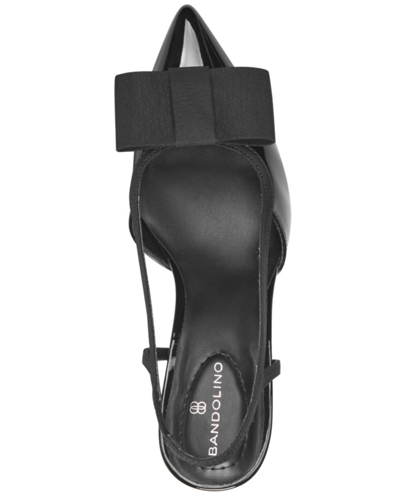 Women's Sanessa Bow Block Heel Slingback Pumps