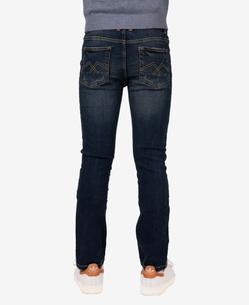 Boy's RawX Distressed Neon Stitch Jeans