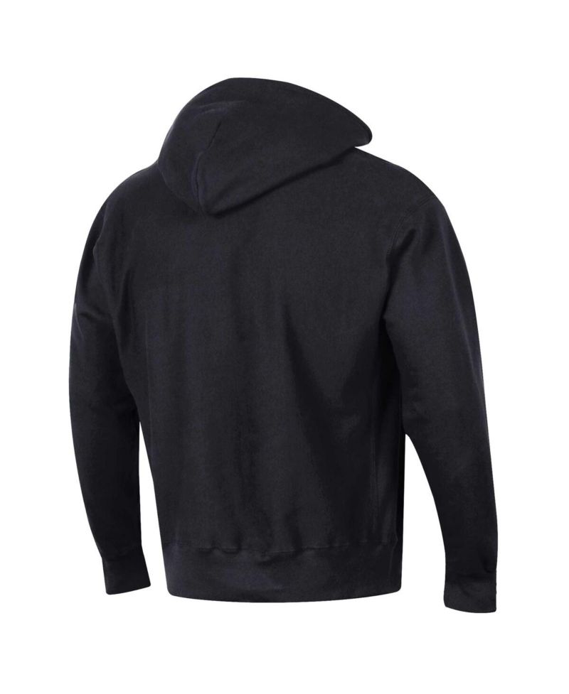 Men's Black Oklahoma State Cowboys Vault Late Night Reverse Weave Pullover Hoodie