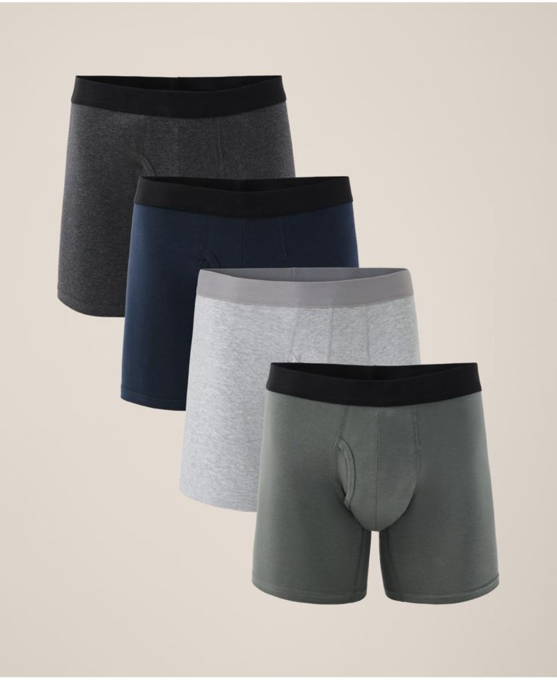 Men's Organic Cotton Everyday Boxer Brief 4-Pack