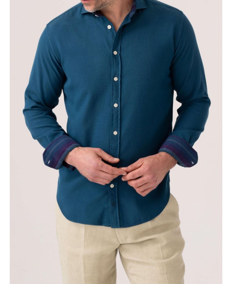 Men's Kabisa Kikoy Cotton Long Sleeve Shirt