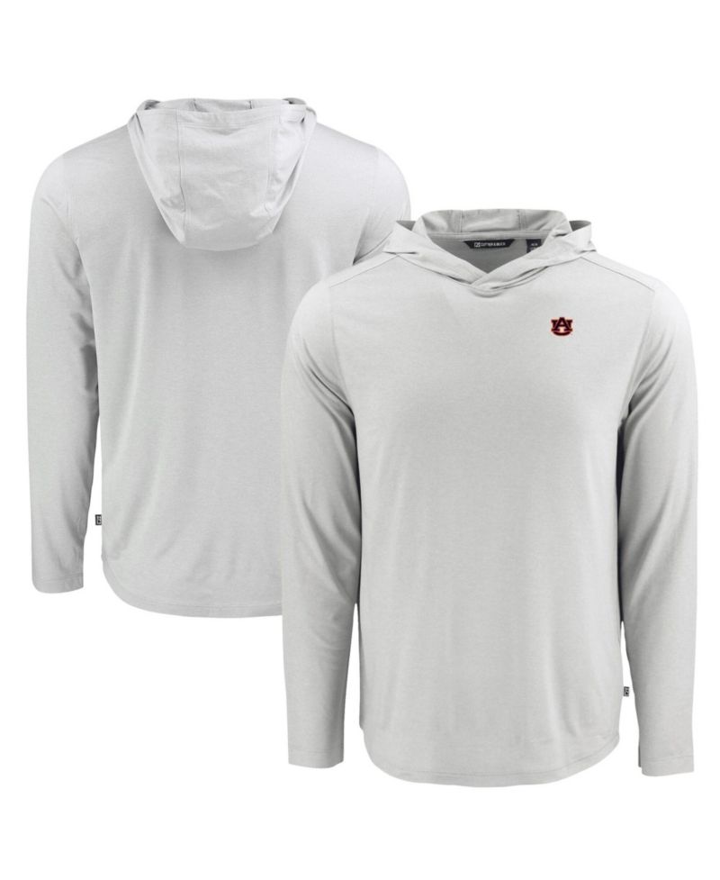 Men's Gray Auburn Tigers Coastline Epic Comfort Eco Long Sleeve Hoodie T-Shirt