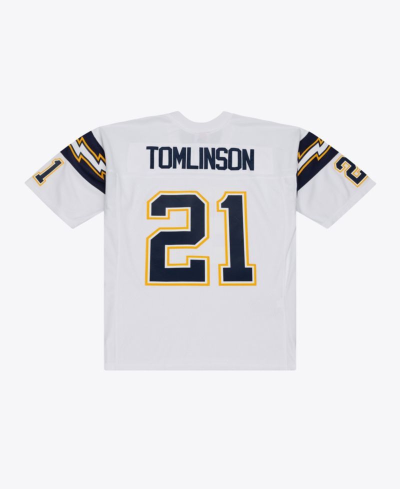 Men's LaDainian Tomlinson White San Diego Chargers 2001 Legacy Replica Player Jersey
