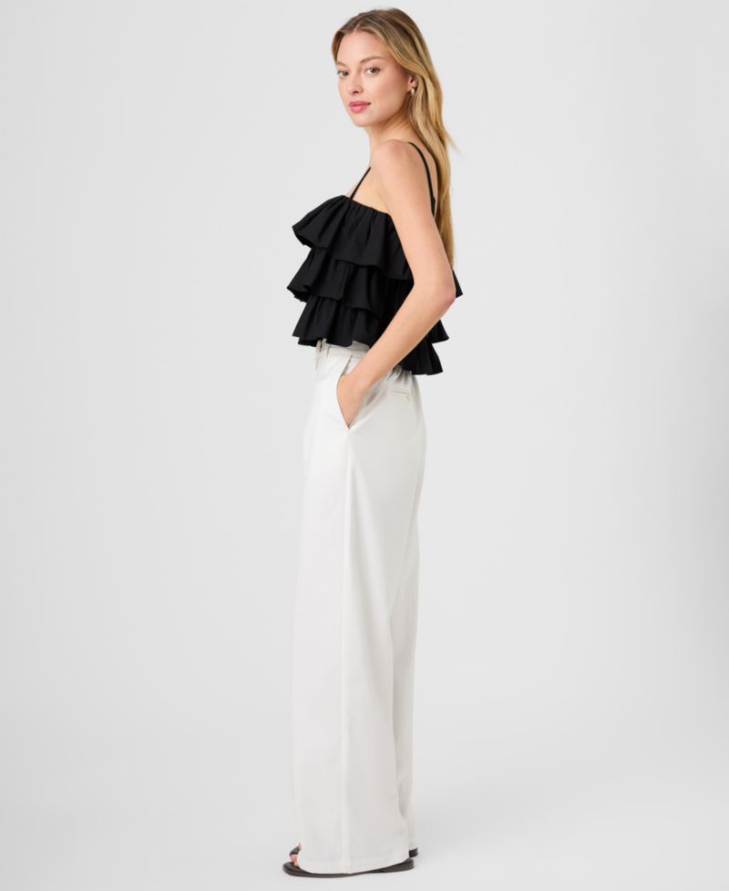 Women's Aimee Ruffle Detail Cotton Top