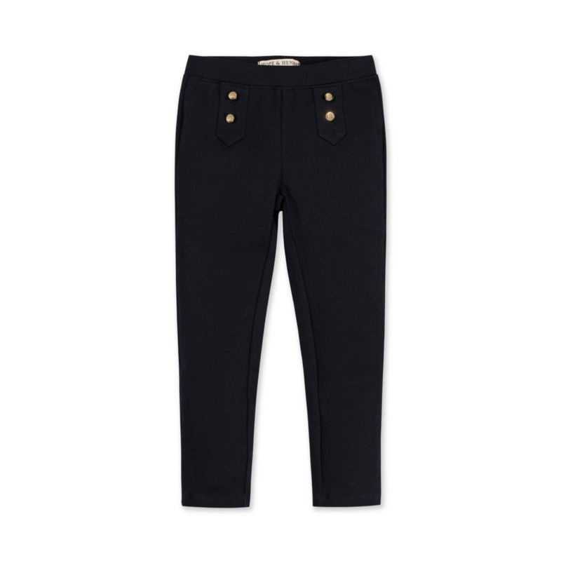 Baby Girls Hope and Henry Button Placket Ponte Pant