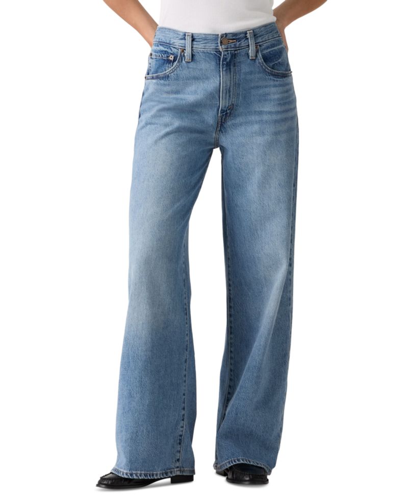 Premium Women's Cinch High-Rise Wide-Leg Jeans