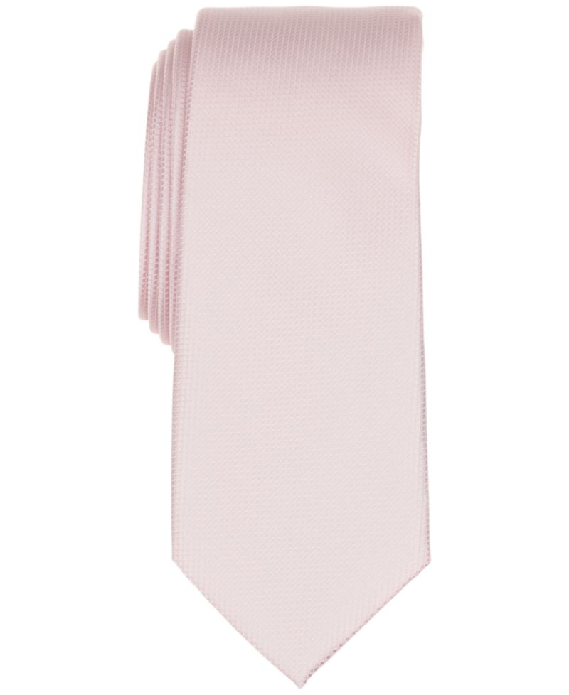Men's Burnel Micro Check Slim Tie