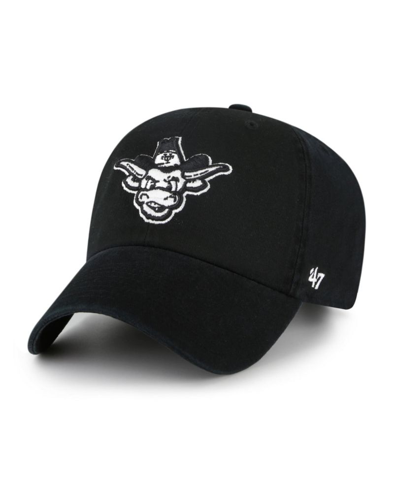 Men's '47 Black Texas Longhorns Vault Clean Up Adjustable Hat