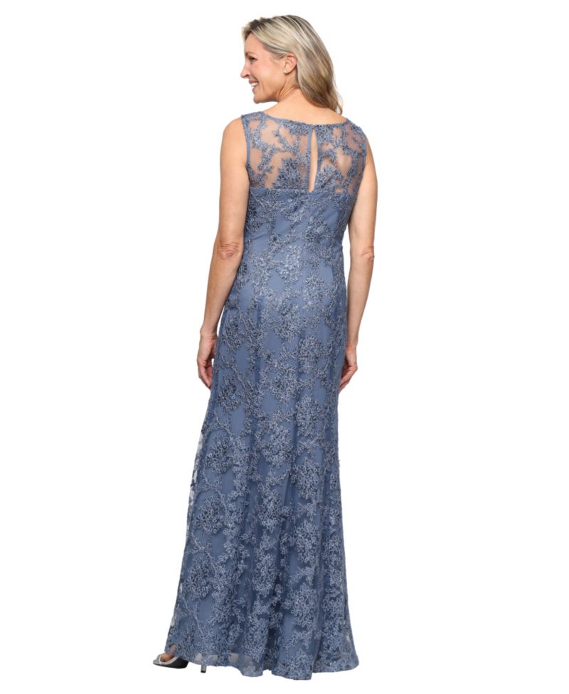 Women's Long Embroidered Sleeveless Dress