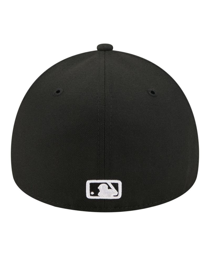 Men's Black Los Angeles Dodgers A-Frame 59FORTY Fitted Hat