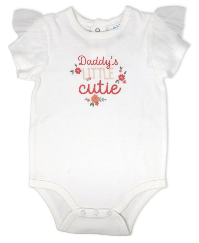Baby Girls' Short-Sleeve Bodysuit, Pant and Headband, 3-Piece Set