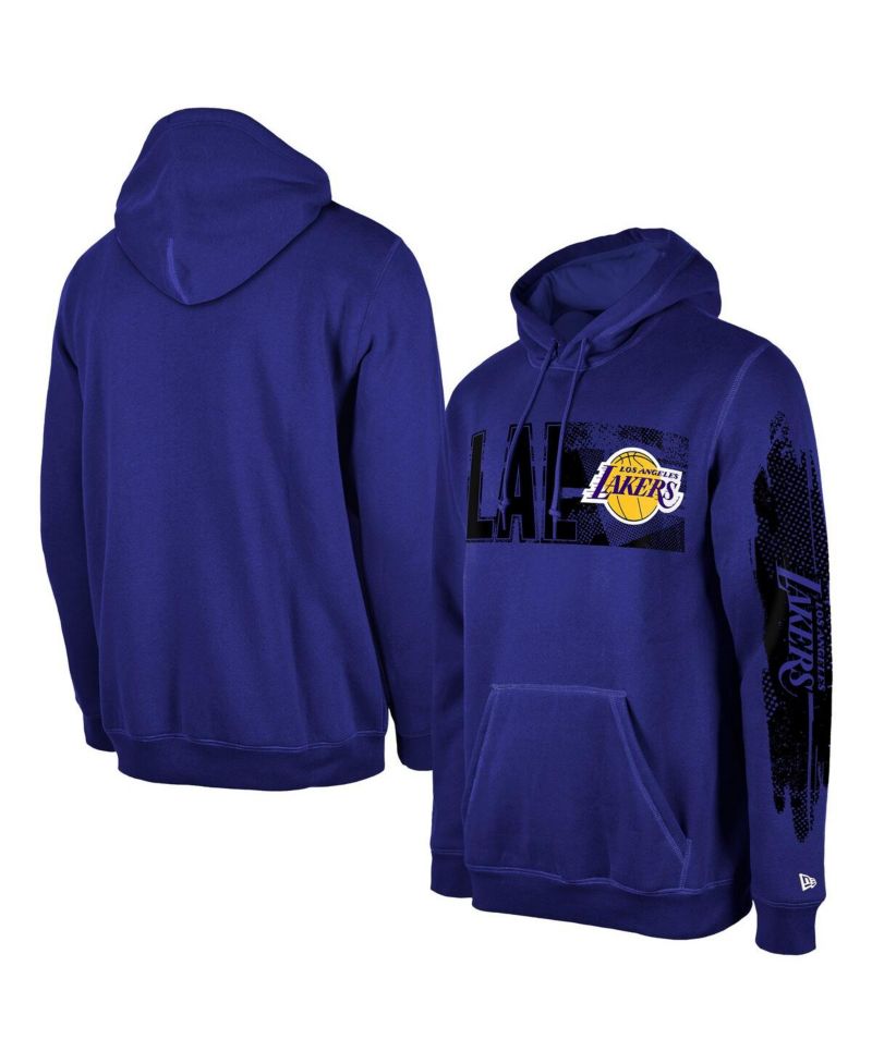 Men's Los Angeles Lakers Purple Tip-Off Collection Pullover Hoodie
