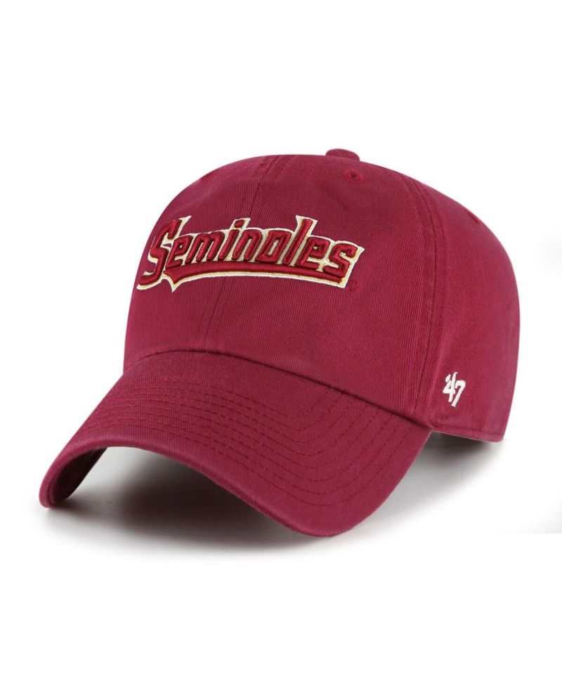 Men's Garnet Florida State Seminoles Clean Up Adjustable Hat