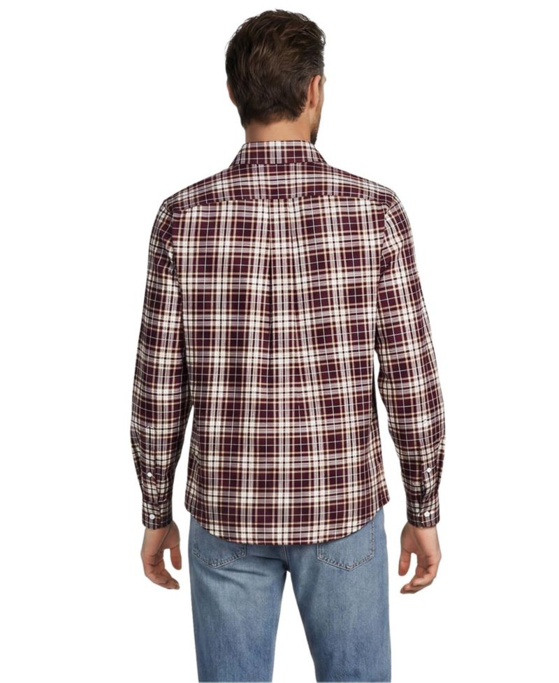 Men's Tailored Fit No Iron Twill Long Sleeve Shirt