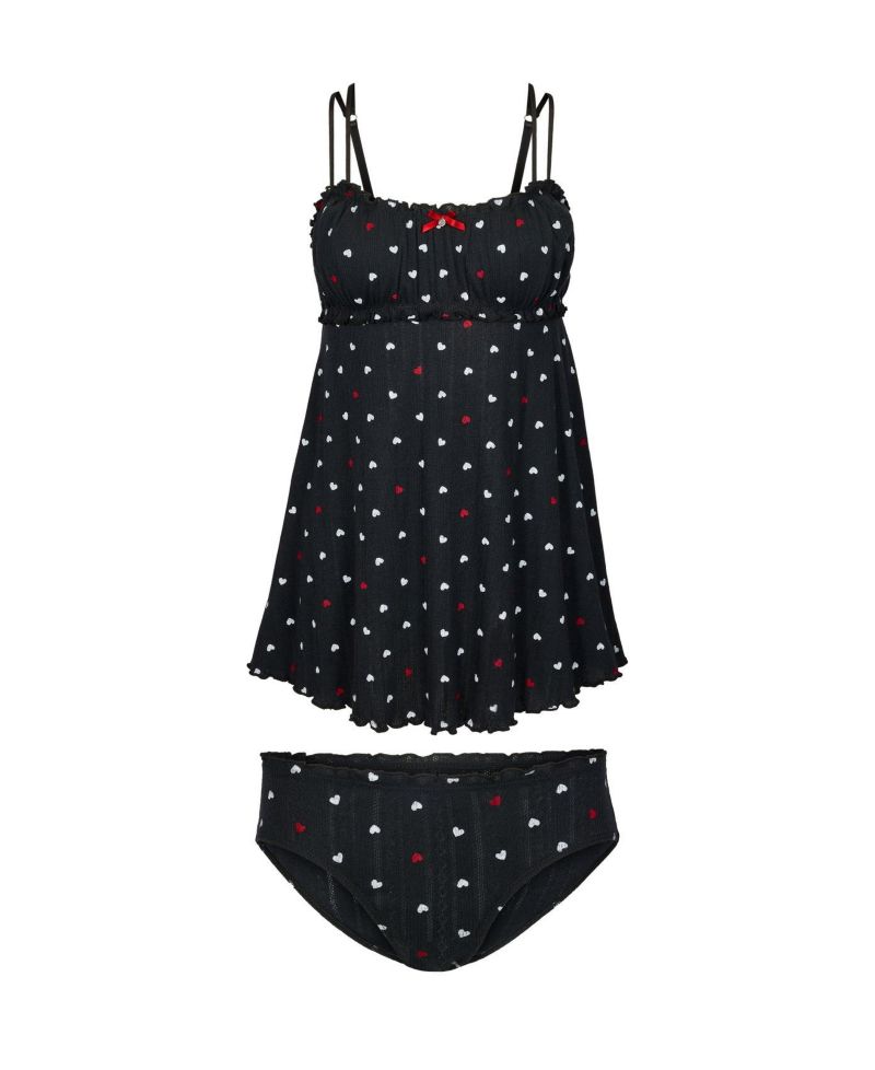Women's Ophylia Babydoll & Hipster Set
