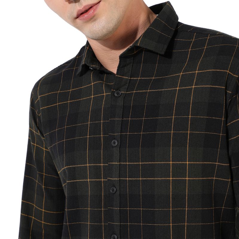Men's Checkered Casual Shirt