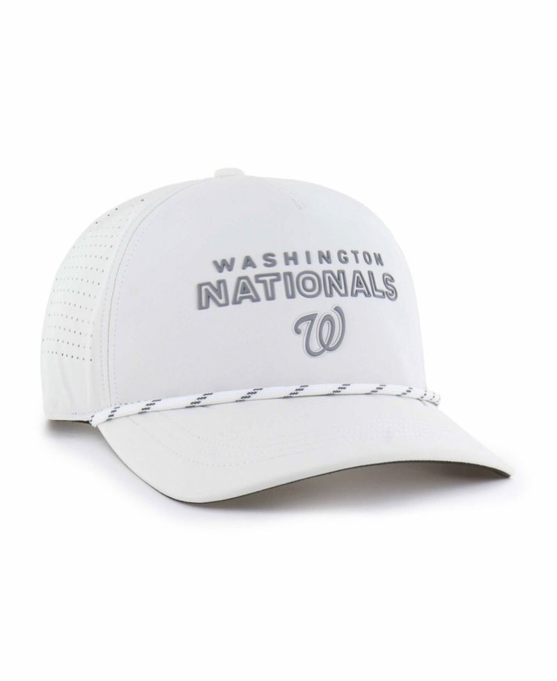 Men's White Washington Nationals Forward Vault Hitch Adjustable Hat