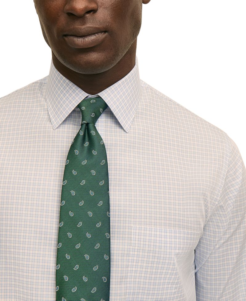 Men's Spread Collar Dress Shirt