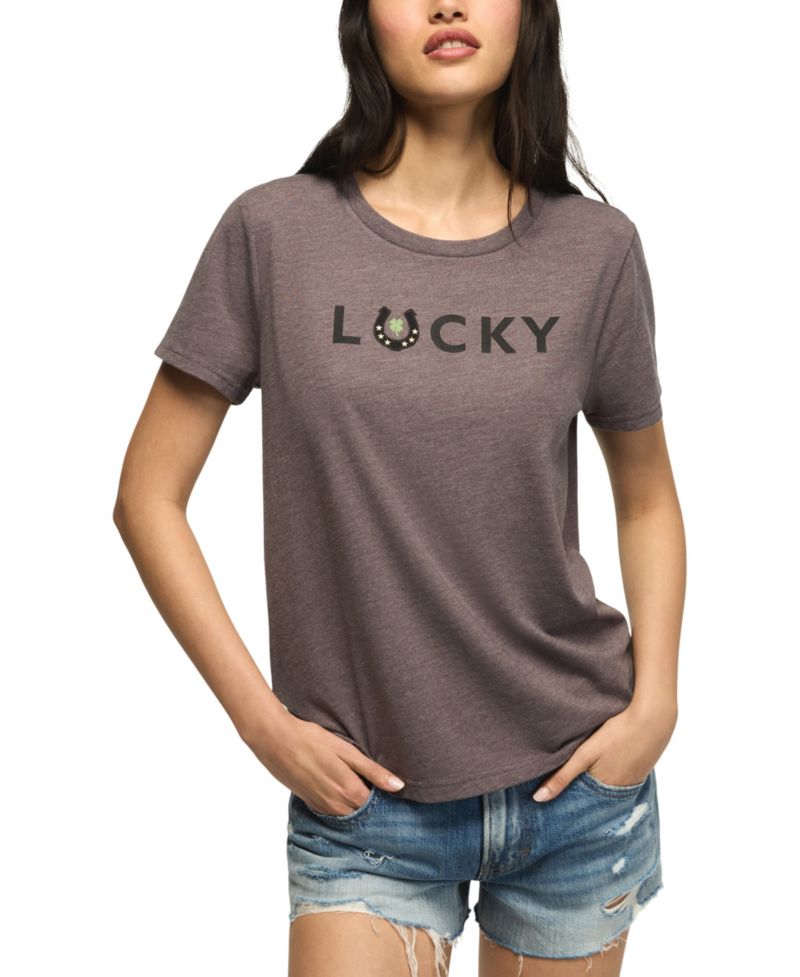 Women's Embroidered Horseshoe Classic-Fit T-Shirt