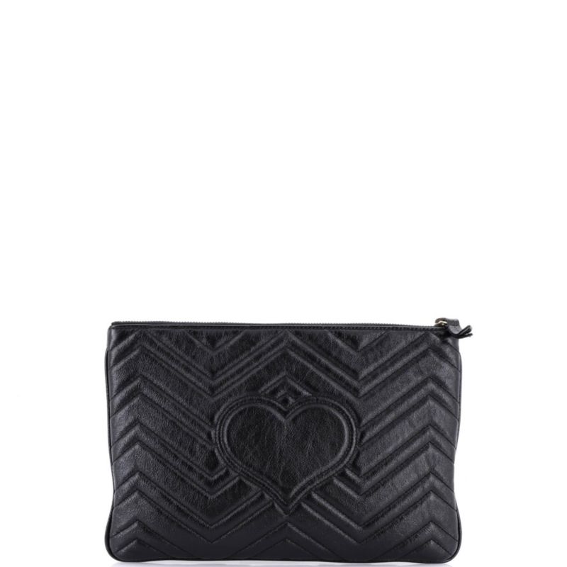 GG Marmont Clutch Matelasse Leather