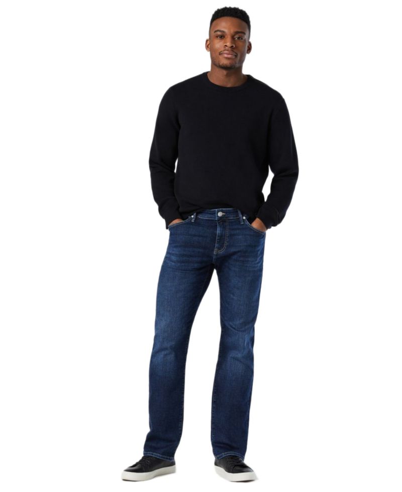 Men's Marcus Dark-Rinse Slim Straight-Leg Jeans